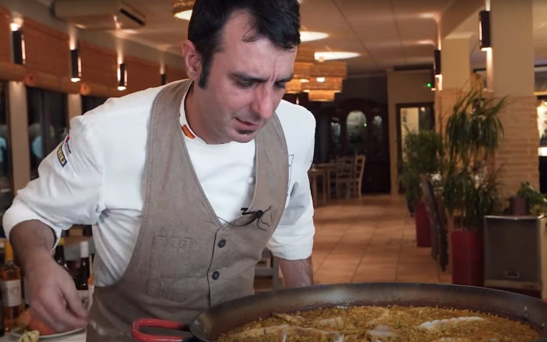 imagen de Paella valenciana de raya y coliflor
